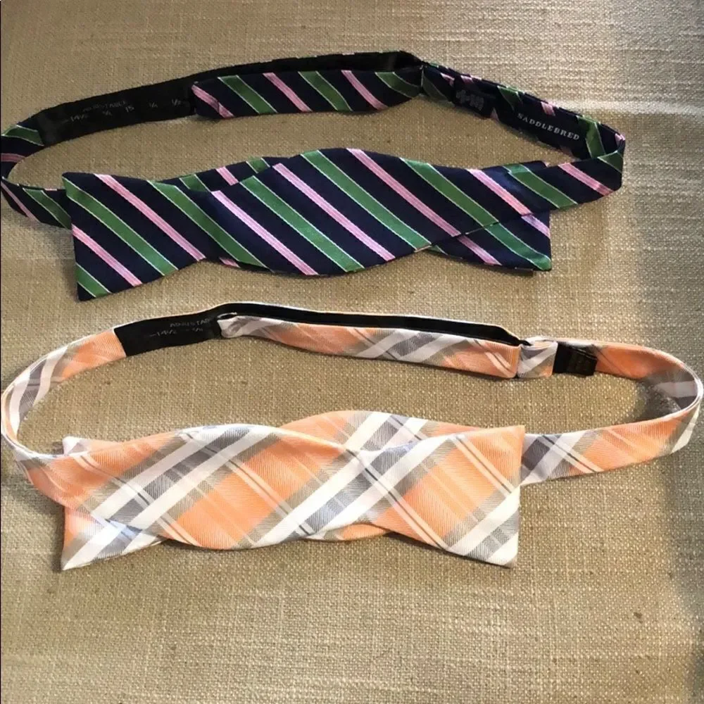 2 Adjustable Bow Ties